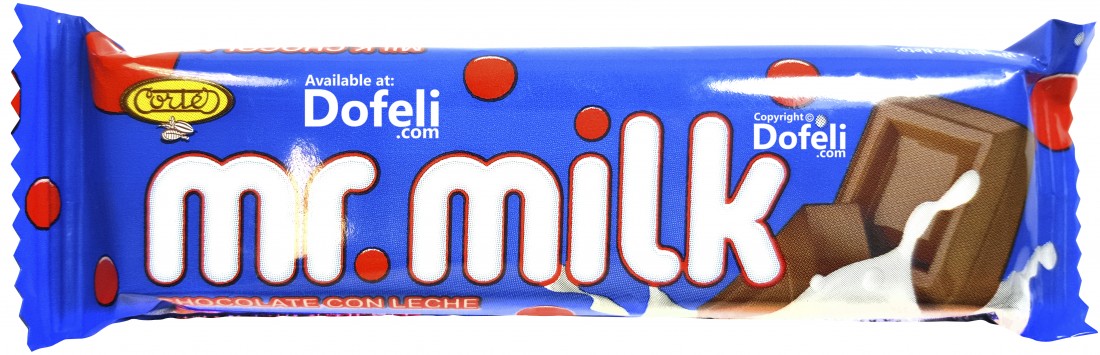 Mr. Milk Dominican milk chocolate bar crafted by Cortés Hermanos with smooth texture and rich authentic cacao flavor.